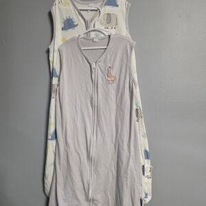 2 Pk Sleep Sacks with Animal Prints